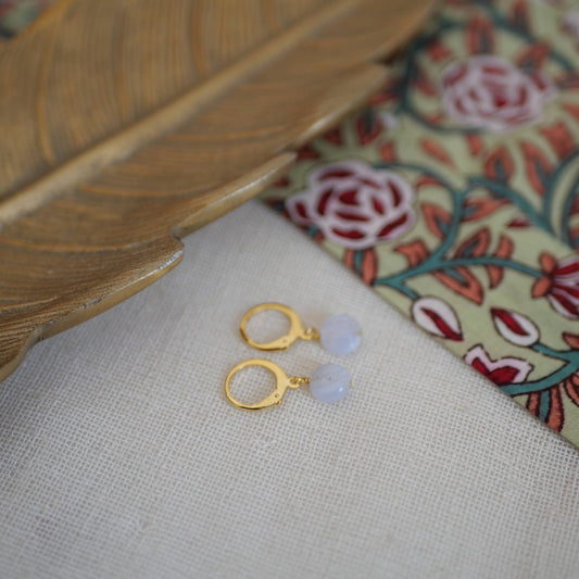 CELIA Ohrringe mit Chalcedon