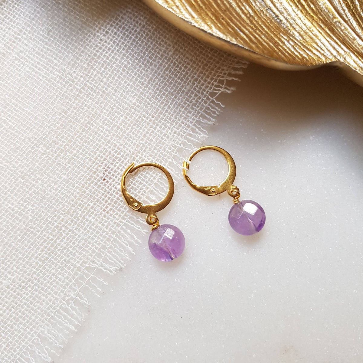 CELIA Amethyst Ohrringe