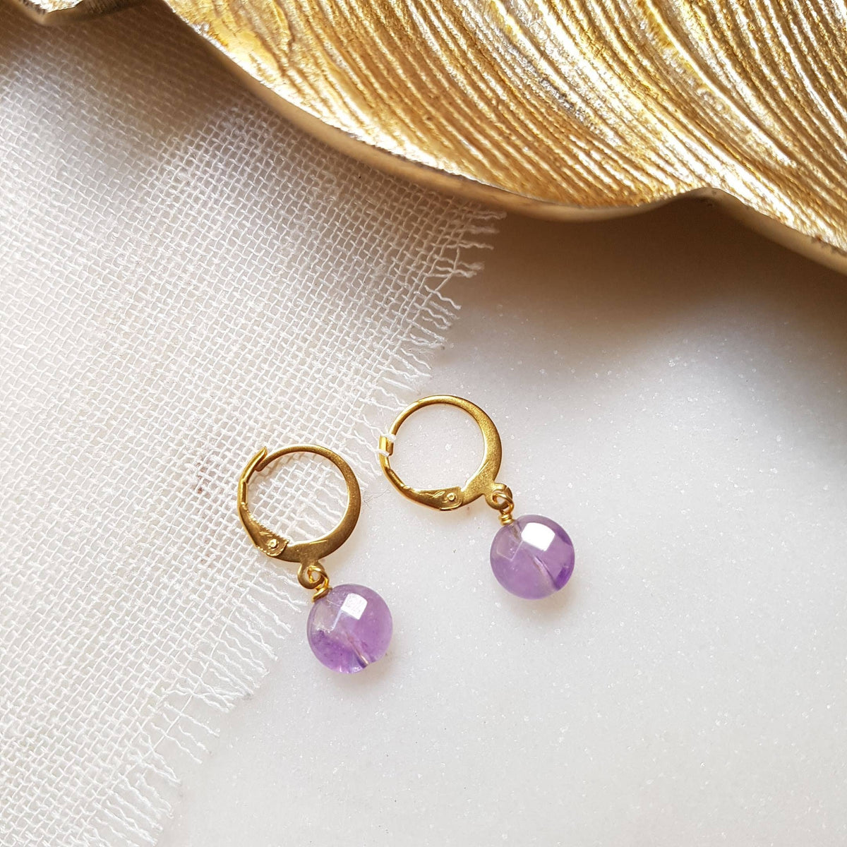 CELIA Amethyst Ohrringe